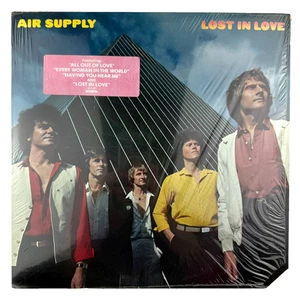 Air Supply Lost In Love vinyl record LP 80s Classic Rock w/ Shrink wrap - Imagen 1 de 8