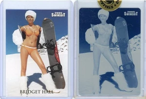 BRIDGET HALL 2005 SPORTS ILLUSTRATED SI SWIMSUIT #10 (CYAN) PRINTING PLATE 1/1!! - Picture 1 of 2