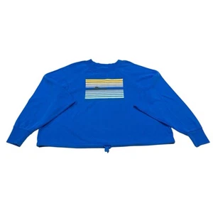 Old Navy Active | Blue Long Sleeve Sweatshirt | Women's Size L - Picture 1 of 8