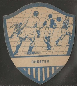 CITY BAKERIES-#04-FOOTBALL SHIELD (SIMILAR TO BAINES)- CHESTER - Picture 1 of 2