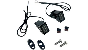 Custom Dynamics LED Rear Turn Signal Kit Black Smoke/Red #CD-RTS-HD-B - Picture 1 of 1