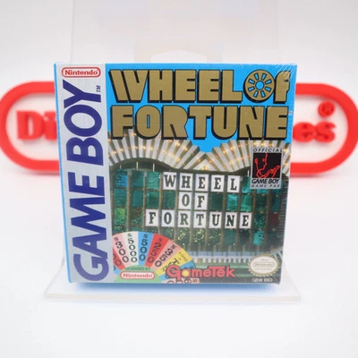 Game Boy Original WHEEL OF FORTUNE - NEW & Factory Sealed with Authentic H-Seam! - Image 1 of 4