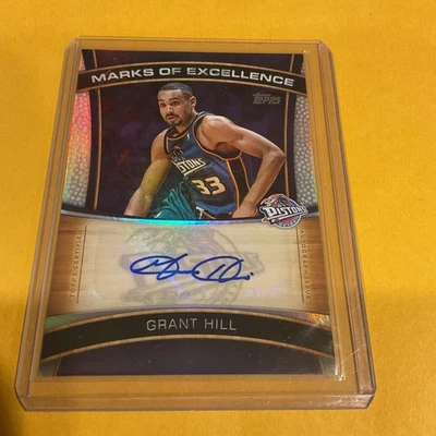 2025-26 Topps - Marcas de Excelencia Grant Hill #ME-GH (AU) Foto 1 de 4