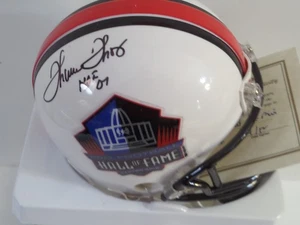 Thurman Thomas Signed HOF mini helmet, JSA,  HOF 07 - Picture 1 of 2