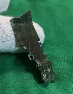 Mittelalter Riemenende Metallfund (187) - Bild 1 von 6