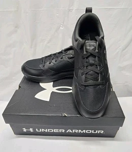 Under Armour Charged Edge Men’s Training Shoes Size 12 Black New With Box - Picture 1 of 16