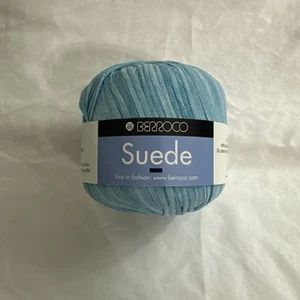 Berroco Suede Yarn Teal 120 Yds Nylon Soft Discontinued Brand New Made in Italy - Picture 1 of 5