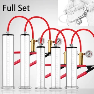 Men Male Penis Pump Male Enhancer Enlarger Enlargement Cylinder Hand-Pump For ED - Picture 1 of 48