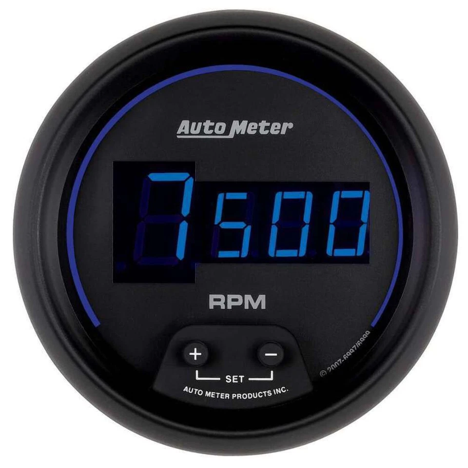 Fits 3-3/8 Cobalt Digital In-Dash Tach - Black by Autometer 6997 - Image 1 of 1