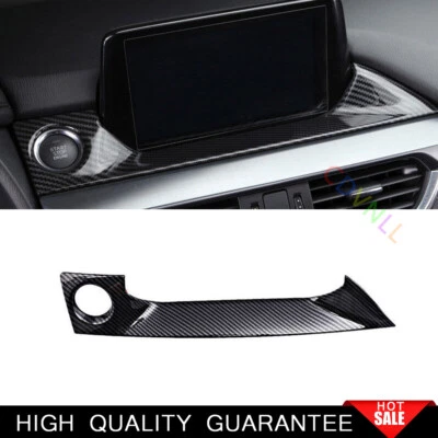 Panel de navegación consola central de fibra de carbono para Mazda 6 Atenza 2017-2019 Foto 1 de 4