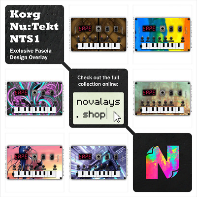 Exclusive new fascia design overlay for the Korg NTS1 synth (by Novalays)
