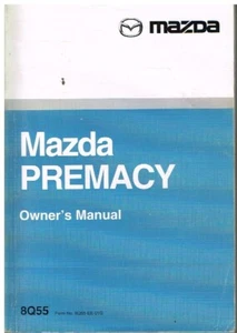 MAZDA PREMACY Mk1 1.8 2.0 PETROL 2.0 DIESEL '01 INSTRUCTION & MAINTENANCE MANUAL - Picture 1 of 1