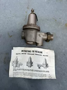 NEW WATTS PRESSURE REDUCING VALVES - Picture 1 of 7