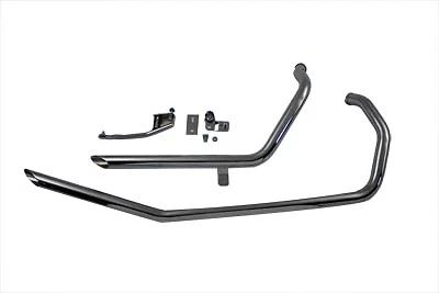 Exhaust Drag Pipe Set Slash End fits Harley Davidson - Image 1 of 1