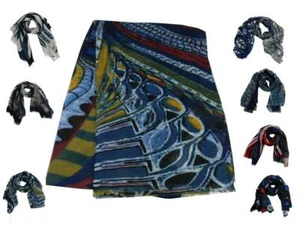 Sciarpe in fantasia del blu per donna pashmina in tanti disegni a scelta - Imagen 1 de 15