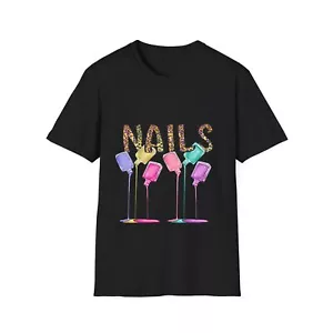 Nail Stylist t-shirt Color Street Nail boss nail lady stylist Softstyle T-Shirt - Picture 1 of 17