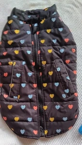 Dog  Heart coat Size Large  Pet Puffy Heart Harness Coat  - Picture 1 of 4