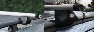 Barras de rack de teto completas M03AF Aero 120cm para Subaru Outback 1997-2002  - Imagem 1 de 4