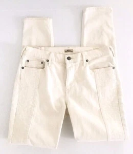 Jeans True Religion Halle Mid Rise super skinny donna 29 beige denim - Foto 1 di 11
