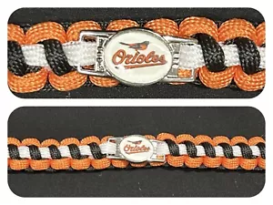 Baltimore Orioles Inspired Paracord/Survival Bracelet - Picture 1 of 1