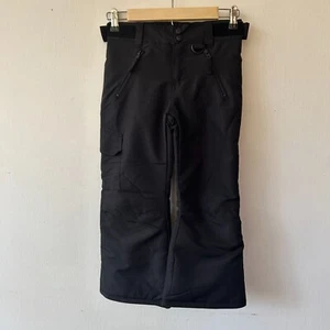 Roebuck & Co Snow Pants Kids Size 5-6 Black Adjustable Winter Ski Snowboard - Picture 1 of 5