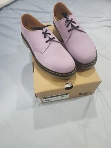 Dr. Martens 1461 Iced II Lilac Suede Oxford Shoes Mens Size 12 womens 13 - Picture 1 of 3