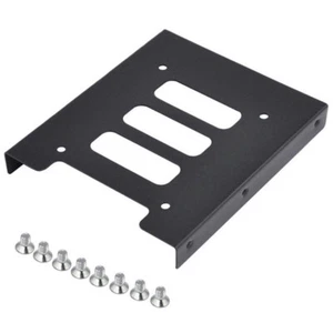 2.5 in SSD HDD to 3.5 in Metal Mounting Adapter Bracket Dock Hard Drive Hol-w-mx - Photo 1/6