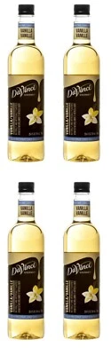PACK DE 4 - Jarabe de bebida de vainilla sin azúcar DaVinci Gourmet (750 ml) Foto 1 de 4