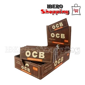 PAPEL OCB VIRGIN MARRON 78MM. CAJA 25 LIBRITOS. ROLLING PAPER - Imagen 1 de 1