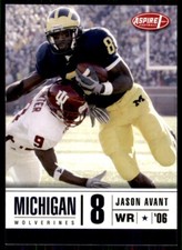 2006 SAGE Aspire Jason Avant Rookie Michigan Wolverines #23 NCAA