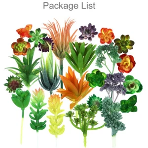 24 Pack Artificial Succulent Plants Unpotted Fake Succulents Plant Home Decor i - Picture 1 of 7