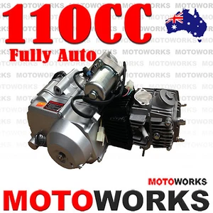 Motoworks 110cc Fully Auto Forward ONLY Engine ATV Quad Bike 4 Wheeler - Picture 1 of 5