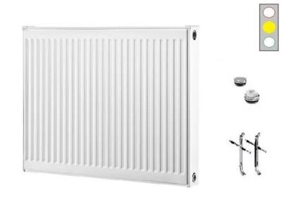 Buderus Logatrend C-Profil Kompaktheizkörper Typ 11 21 22 33 mit Halterung - Bild 1 von 4