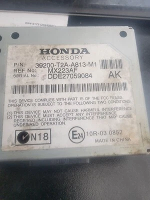 Honda Accord 2017 2016 2015 2014 2013 módulo de cancelación de ruido 39200 T2A A21   Foto 1 de 2