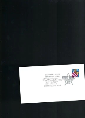 1996 Star Trek Sta. Huntsville Al  Postal Cover 2 - Image 1 of 2