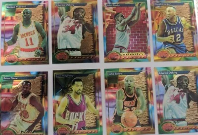 1993-94 Topps Finest Basketball Cards (Vernon Maxwell,Charles Oakley) - Image 1 of 4