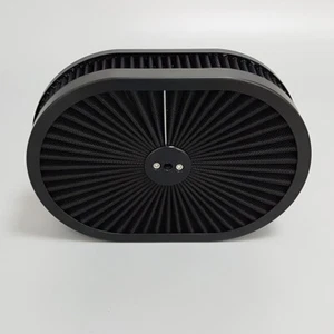 12" by 2" Filter Flow Air Cleaner set fits 5-1/8" Opening Carbs with 5-1/8" inle - Picture 1 of 9