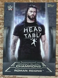 2021 Topps WWE Undisputed Roman Reigns Grand Slam Champions Insert Card!! - Bild 1 von 2