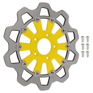 11.8" Brake Rotor Disc for Harley-Davidson Sportster Iron 883 2014-2024 Yellow - Imagen 1 de 12