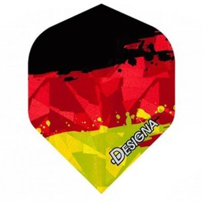 Designa Countries Standard Dart Flights Germany 3er Set