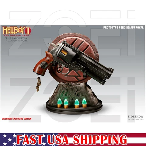 NIB Sideshow EXCLUSIVE Hellboy The Samaritan 1:1 Prop Replica Display Figure LED Cover