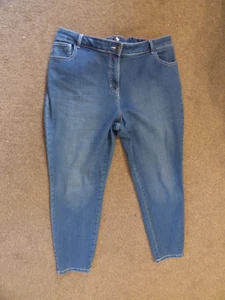 womens Skinny blue Jeans UK 22 S plus - Picture 1 of 5