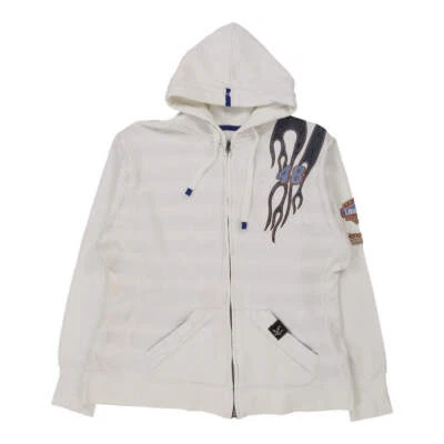 Moletom com capuz Jimmie Johnson Chase Authentics Nascar - XL mistura de algodão branco - Imagem 1 de 4