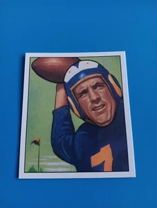 Bob Waterfield 1950 Bowman Reprint Football Card Los Angeles Rams #17 - Picture 1 of 2