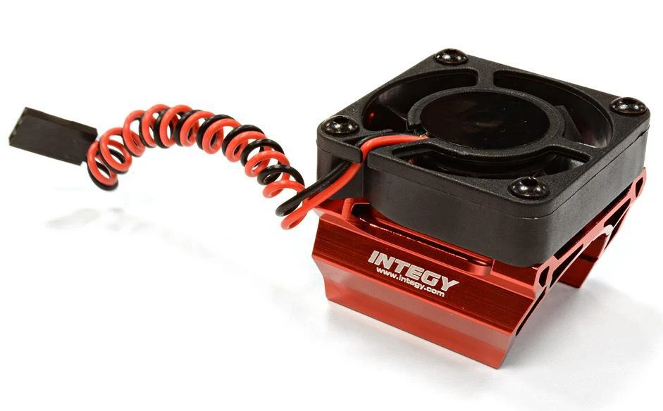 High Speed Cooling Fan+Heatsink Mount for 28mm O.D. Motor - Image 1 of 1