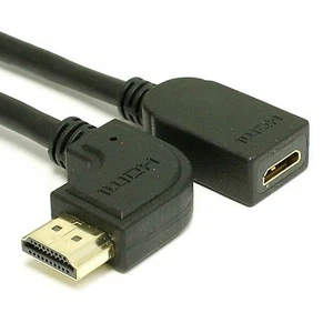 Extensión HDMI de ángulo izquierdo de la A a mini - Imagen 1 de 1