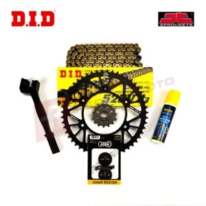 DID JT Twinstar XRing Gold Chain and Sprocket Kit for Suzuki RMZ 450 K5-K7 05-07 - Picture 1 of 2