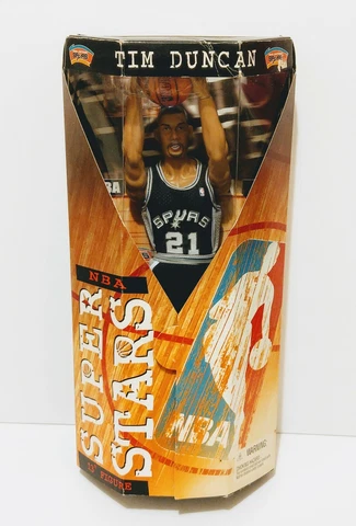 1999 NBA SUPER STARS. TIM DUNCAN 13" FIGURE SAN ANTONIO SPURS  NBA BASKETBALL Cover