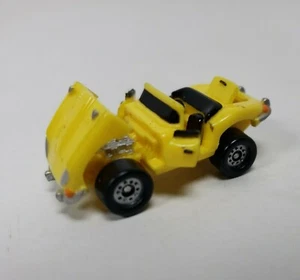 Micro Machines Deluxe Jaguar E-Type XKE Convertible Yellow 1988 Vintage  - Picture 1 of 11