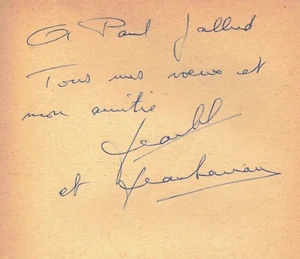 SAMAN Jean - LONGUE EST LA NUIT - EDITIONS DU SCORPION - DEDICACE 1961 - Imagen 1 de 2